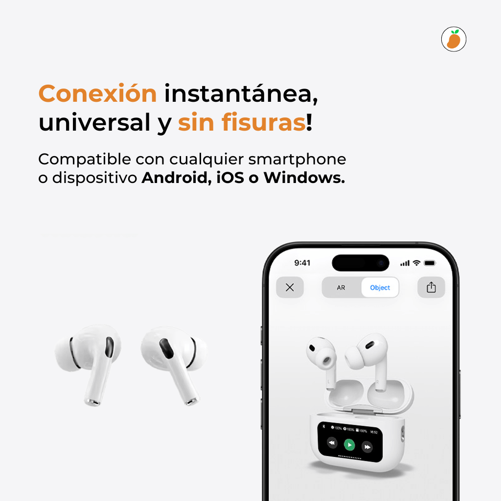Auricular Bluetooth SmartPod - AirTouch Pro® + Regalos Exclusivos y Envio Gratís