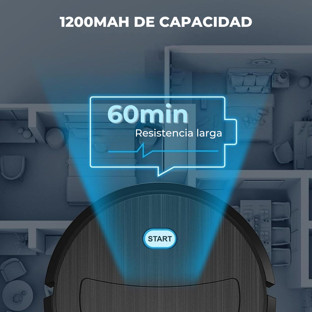 (PROMO 2X1!!!) Robot CleanPro™ - Aspirador Inteligente 3 en 1 + Garantia Extendida de 1 AÑO GRATIS!!