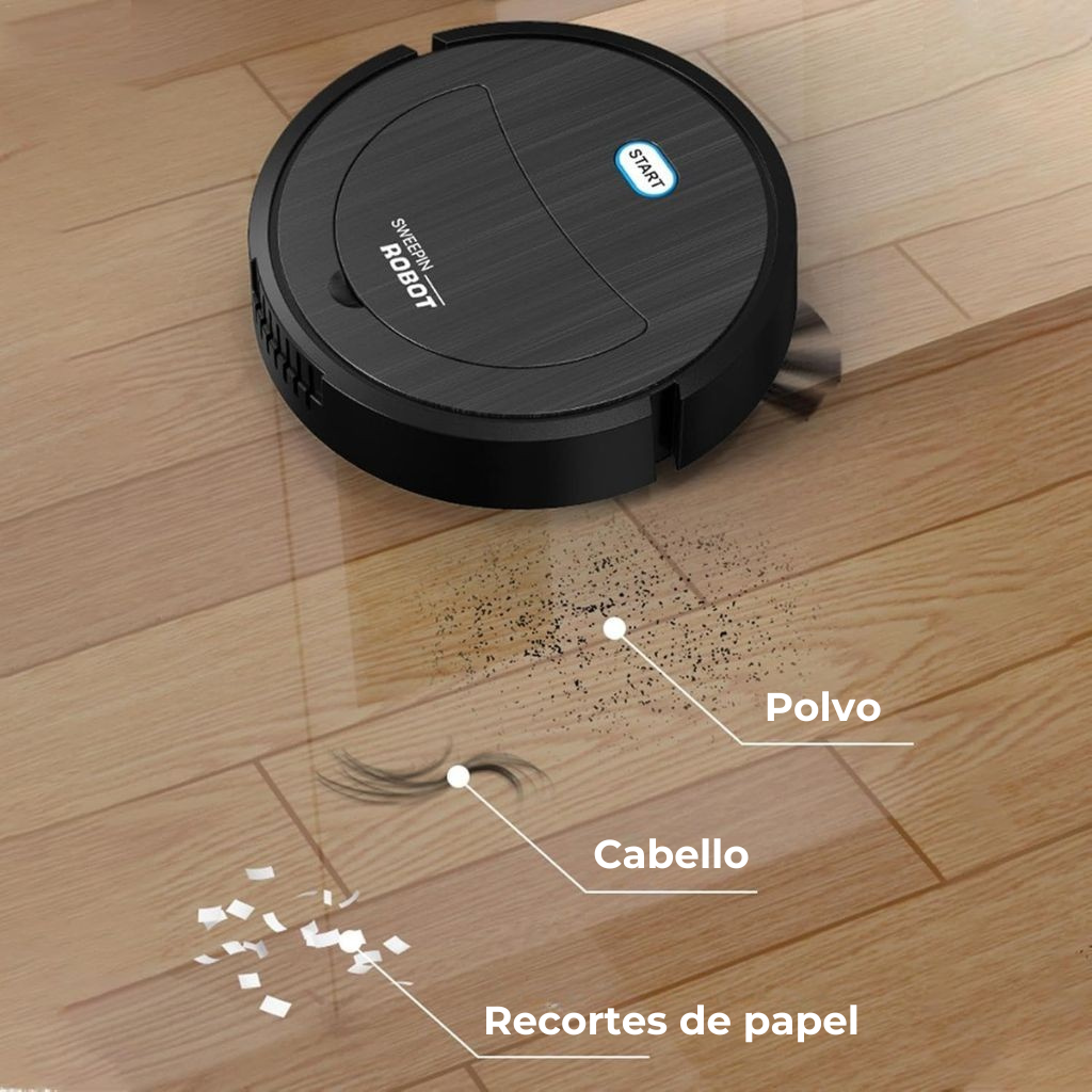 (PROMO 2X1!!!) Robot CleanPro™ - Aspirador Inteligente 3 en 1 + Garantia Extendida de 1 AÑO GRATIS!!
