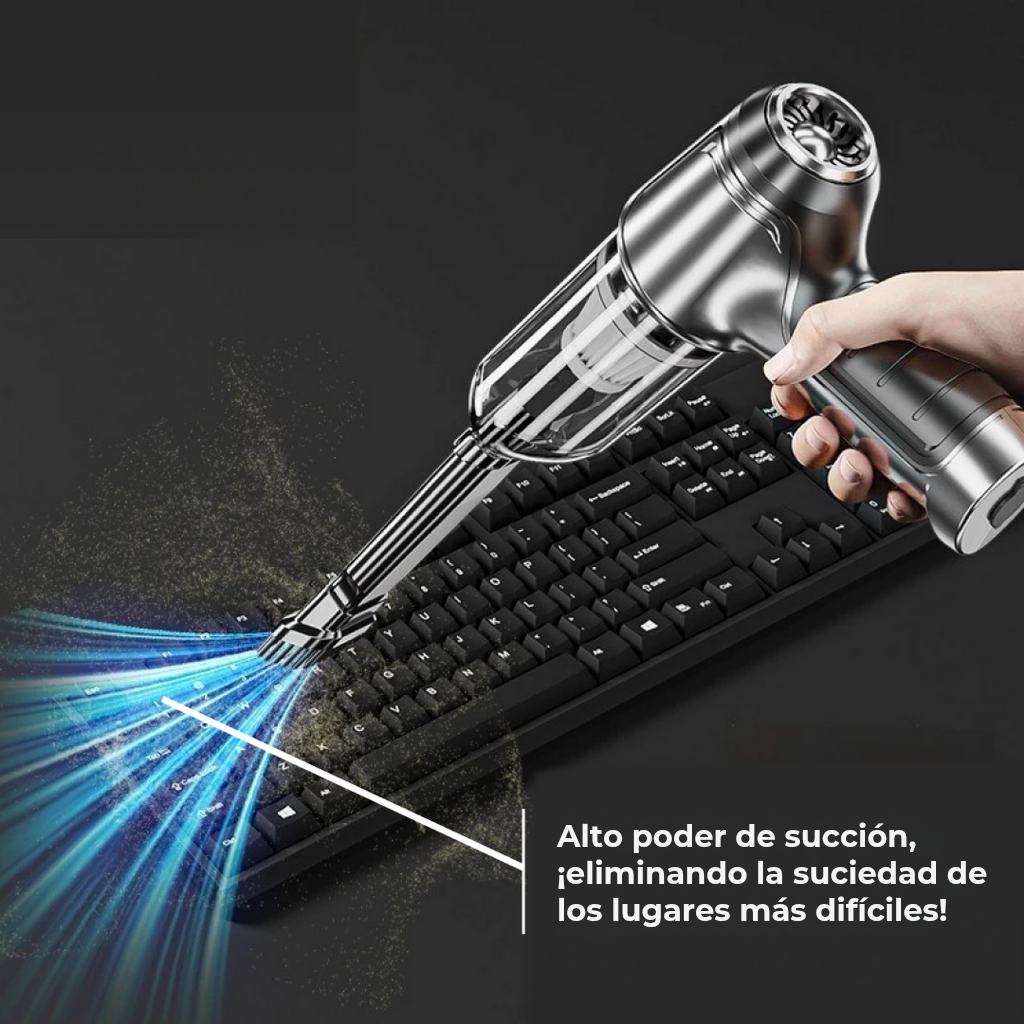 ASPIRADORA CLEANMAX™ + 4 ACCESORIOS EXCLUSIVOS - (REGALO EXCLUSIVO + ENVÍO GRATIS HASTA LAS 23:59)