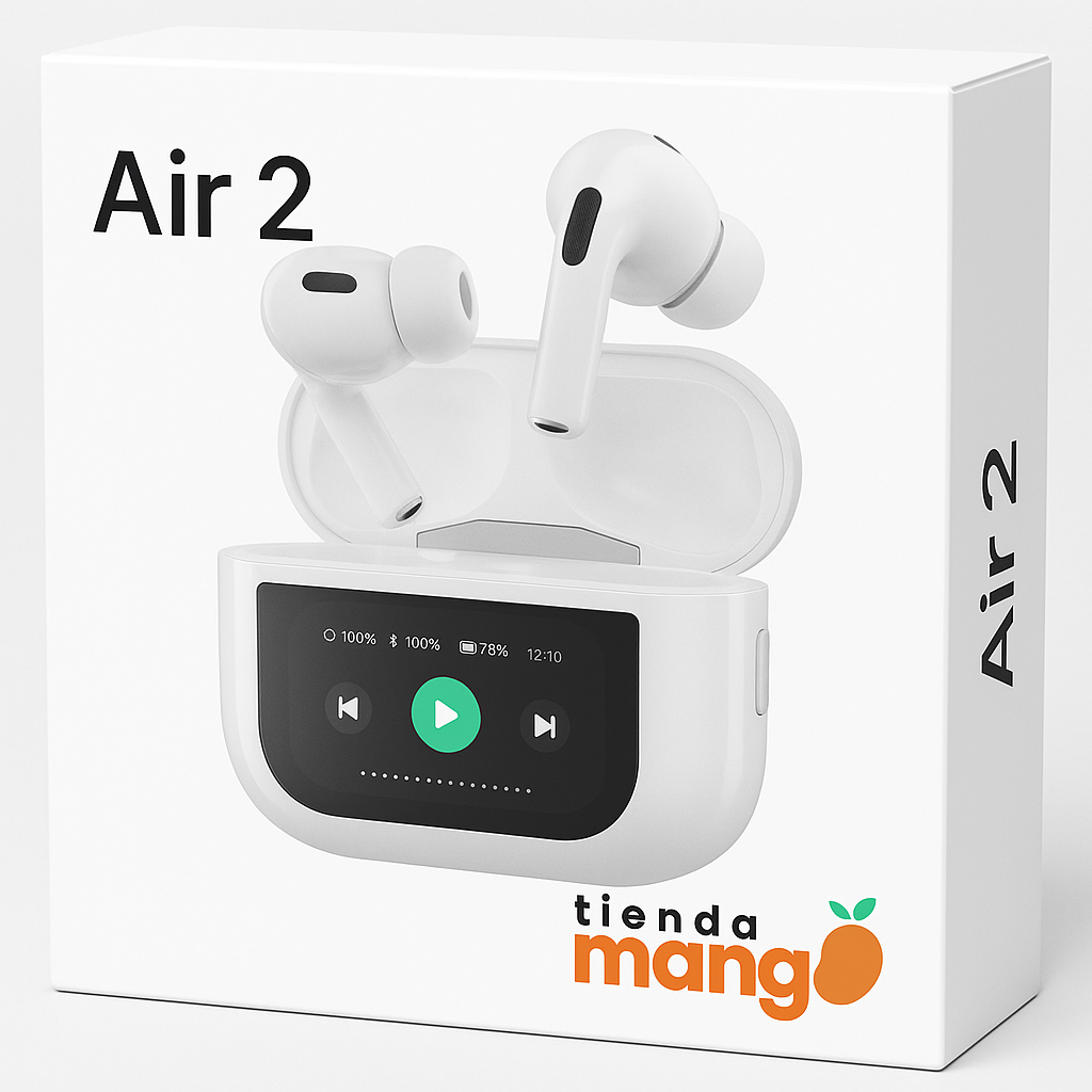Air 2 – Audífono con Pantalla Touch + Garantía Extendida y Regalos Exclusivos!