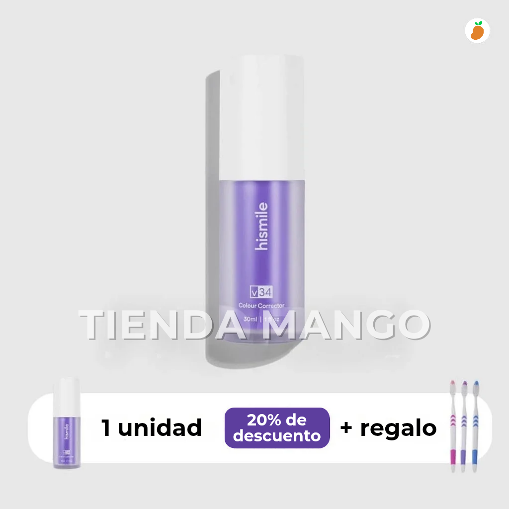 Blanqueamiento Dental Premium - Sérum V34™ + Regalo (Últimas Unidades)