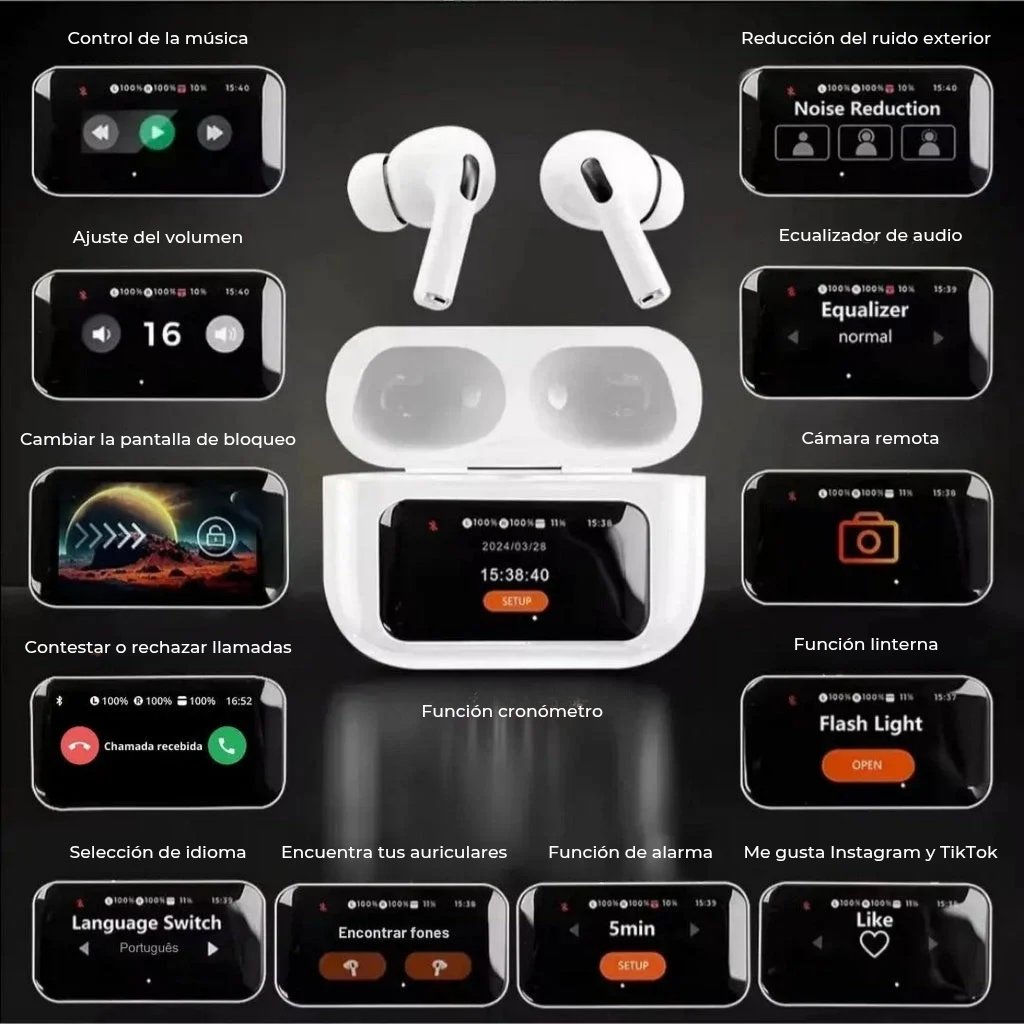 Auricular Bluetooth SmartPod - AirTouch Pro® + Regalos Exclusivos y Envio Gratís
