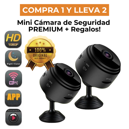 (COMPRA 1 LLEVA 2) Mini Cámara de Seguridad PREMIUM - Mango Vision™ [ULTRA HD]