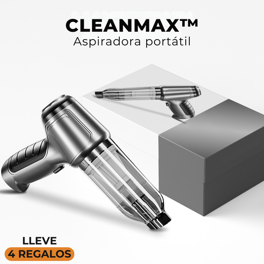 ASPIRADORA CLEANMAX™ + 4 ACCESORIOS EXCLUSIVOS - (REGALO EXCLUSIVO + ENVÍO GRATIS HASTA LAS 23:59)