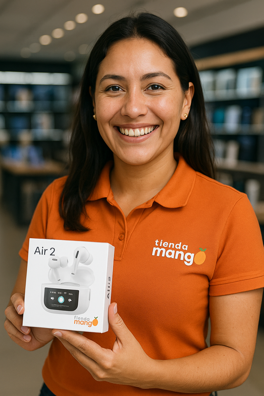 Air 2 – Audífono con Pantalla Touch + Garantía Extendida y Regalos Exclusivos!