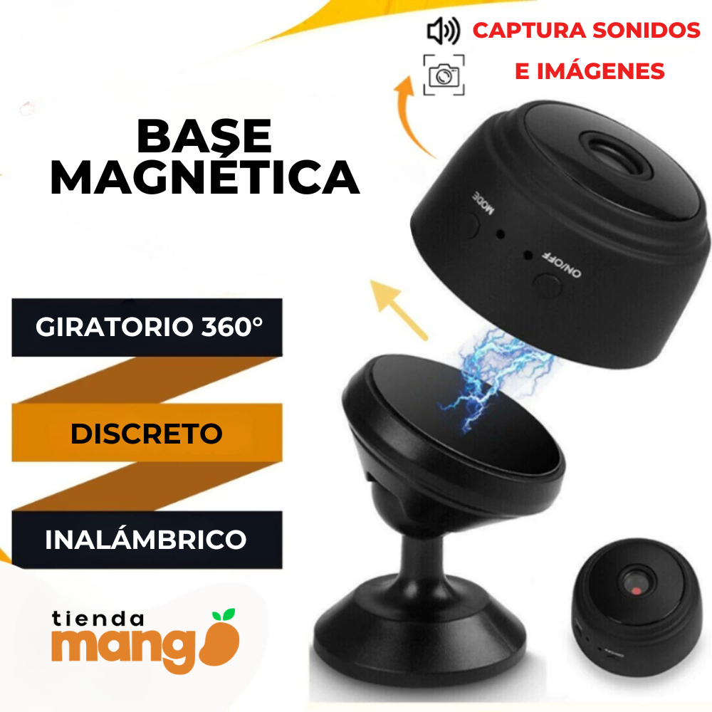 (COMPRA 1 LLEVA 2) Mini Cámara de Seguridad PREMIUM - Mango Vision™ [ULTRA HD]