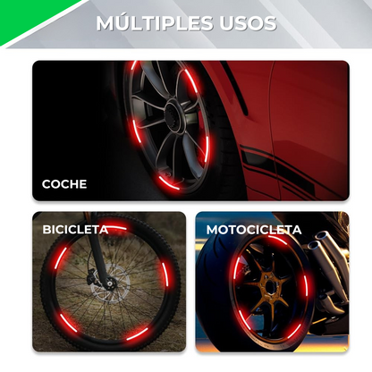 (COMPRA 10 LLEVA 20!!!) Mango Reflex™ - Cintas Reflectantes para Ruedas + Envío Gratuito y Garantía Extendida!!