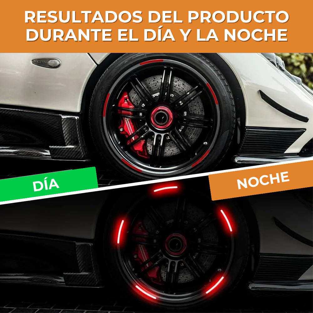 (COMPRA 10 LLEVA 20!!!) Mango Reflex™ - Cintas Reflectantes para Ruedas + Envío Gratuito y Garantía Extendida!!