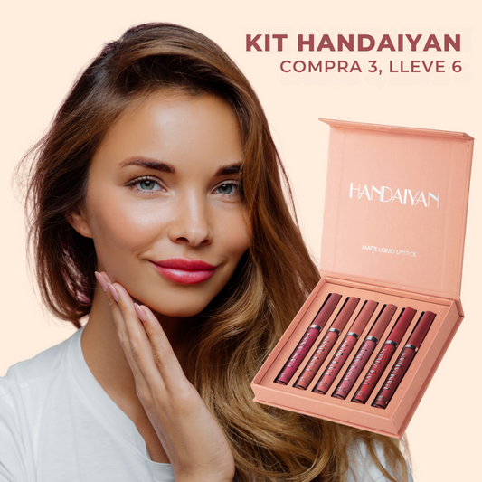 [COMPRA 3, LEVE 6] - Kit Sexy Lips® Matte Original Handaiyan (Últimas Unidades)