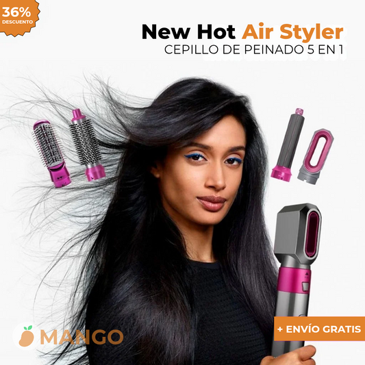 Cepillo de peinado 5 en 1 - Nuevo Hot Air Styler™ 2025 PREMIUM + Regalos y Envio Gratís!